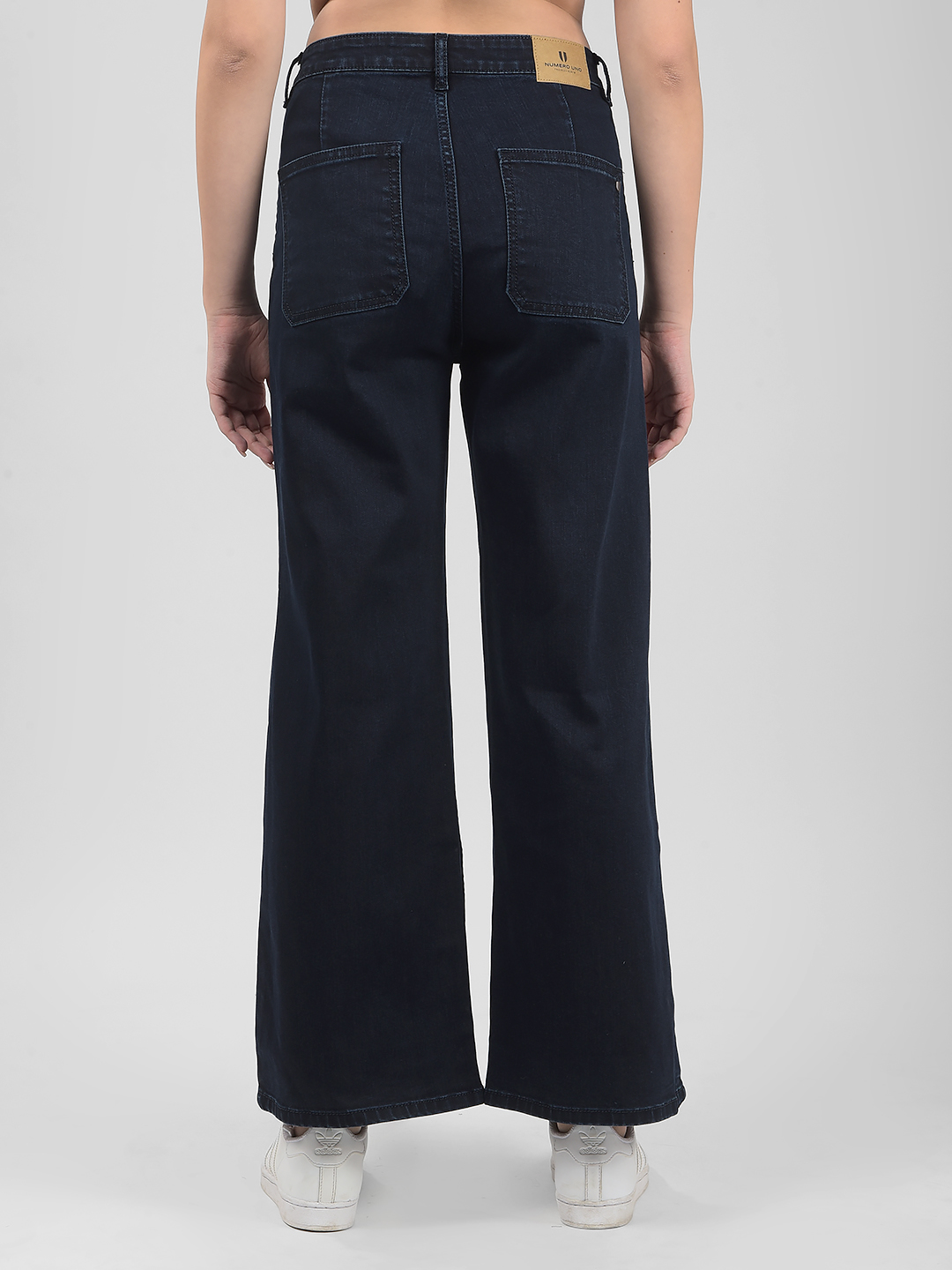 Numero Uno Women Solid Dark Blue Jeans